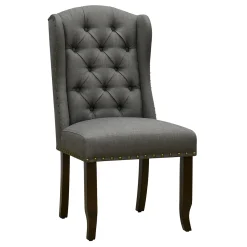 * Aahmad Charcoal Grey Dining Chair, Kd Online Discount< Dining Chairs & Benches