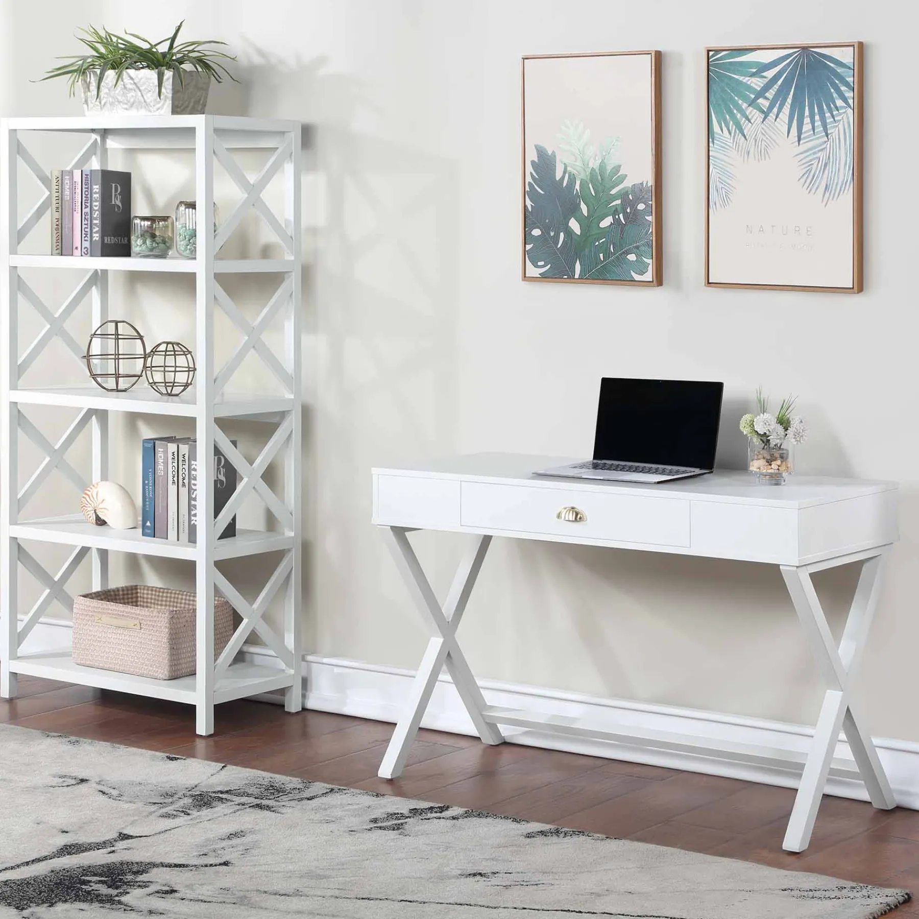 * Adelaide Desk, White Opening Sales< Office