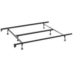 * Adjustable Metal Mattress Frame, Queen/King Less Expensive< Bedroom