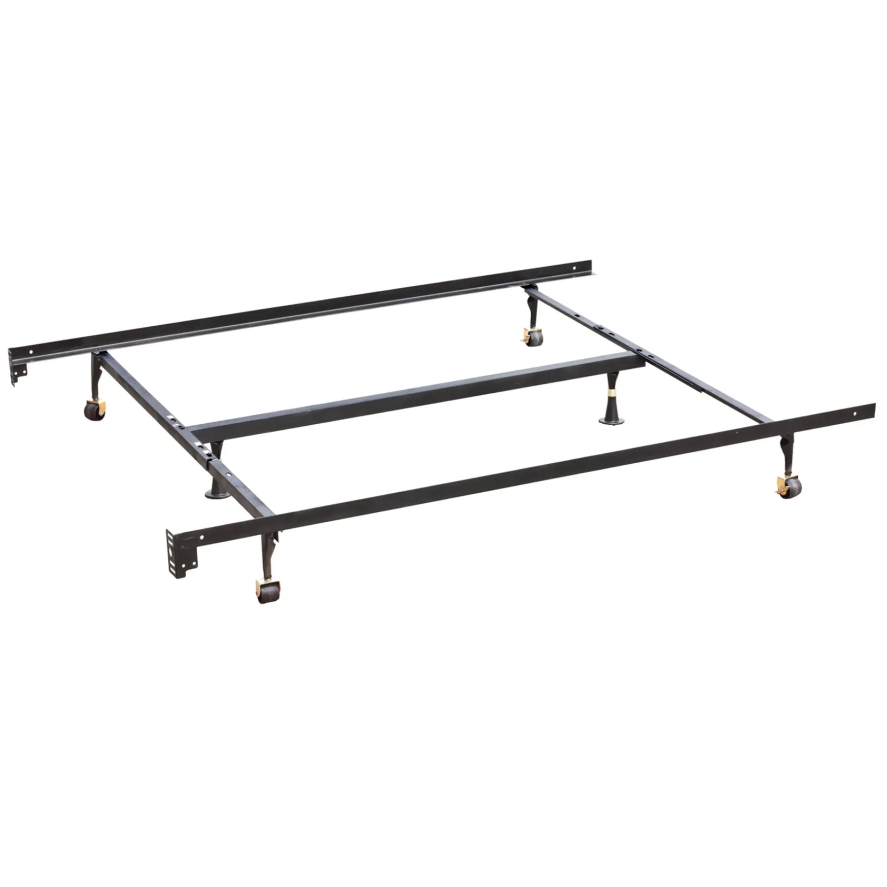 * Adjustable Metal Mattress Frame, Queen/King Less Expensive< Bedroom