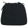 * Alexander Black Plush Foam Chair Pad Flash Sale< Dining Chair Cushions & Pads