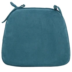 * Alexander Teal Plush Foam Chair Pad Gift Selection< Dining Chair Cushions & Pads