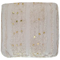 * Amala Sequin Tufted Pouf Premium< Ottomans & Poufs