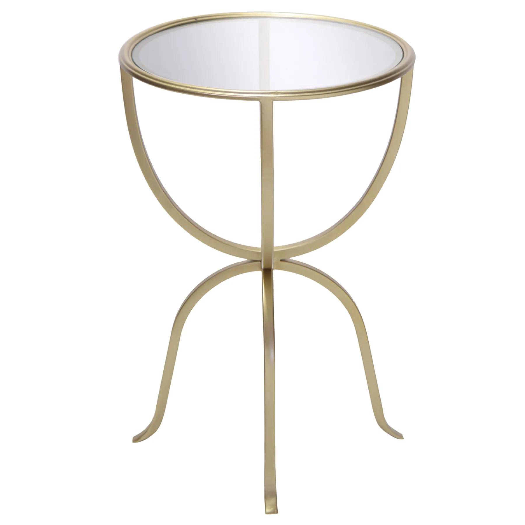 * Astoria Round Accent Table, Gold Promotion< Accent Tables