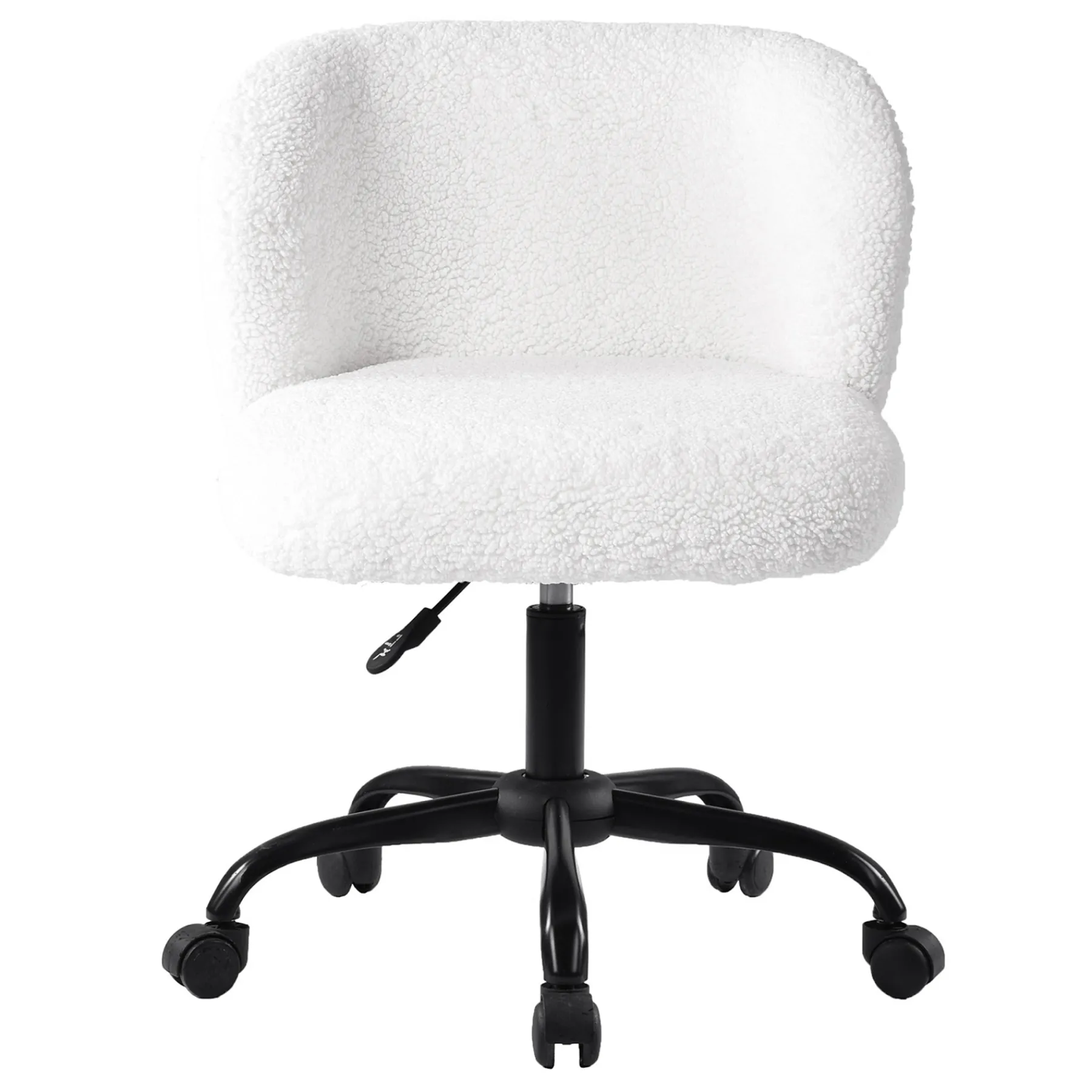 * Aubrey White Sherpa Office Chair Featured< Office