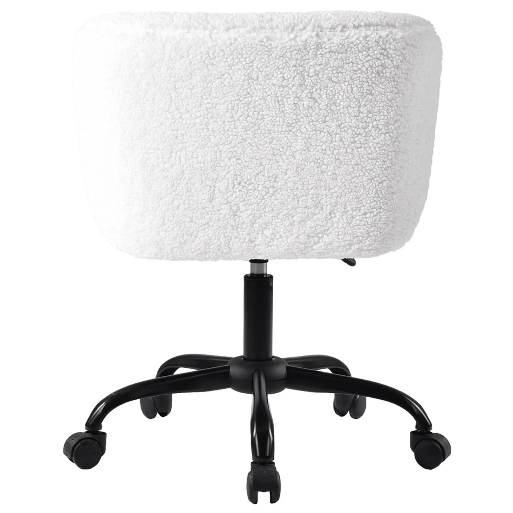 * Aubrey White Sherpa Office Chair Featured< Office