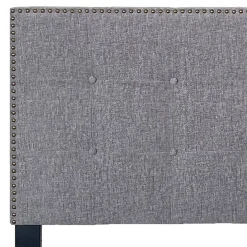 * Brian Cement Grey Headboard, Queen Less Expensive< Bedroom