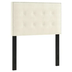 * Brian Oyster Tufted Headboard, Twin Discount Online< Bedroom