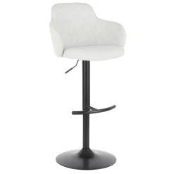 * Bryce Adjustable Barstool, Light Grey Opening Sales< Dining Tables & Sets