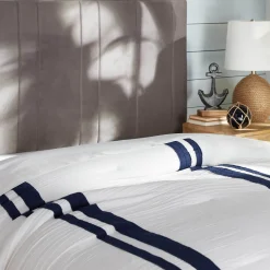 * Chandler Grey Velvet Channeled Queen Headboard Fashion< Bedroom