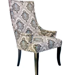 * Chatham Damask Print Accent Chair Discount< Accent Chairs