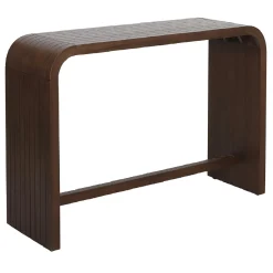 * Cora Curved Wood Console Table Exquisite Gifts< Entryway Furniture