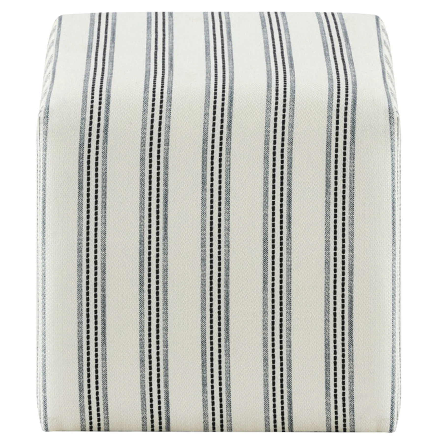 * Cottage Thin Striped Ottoman Promotion< Ottomans & Poufs