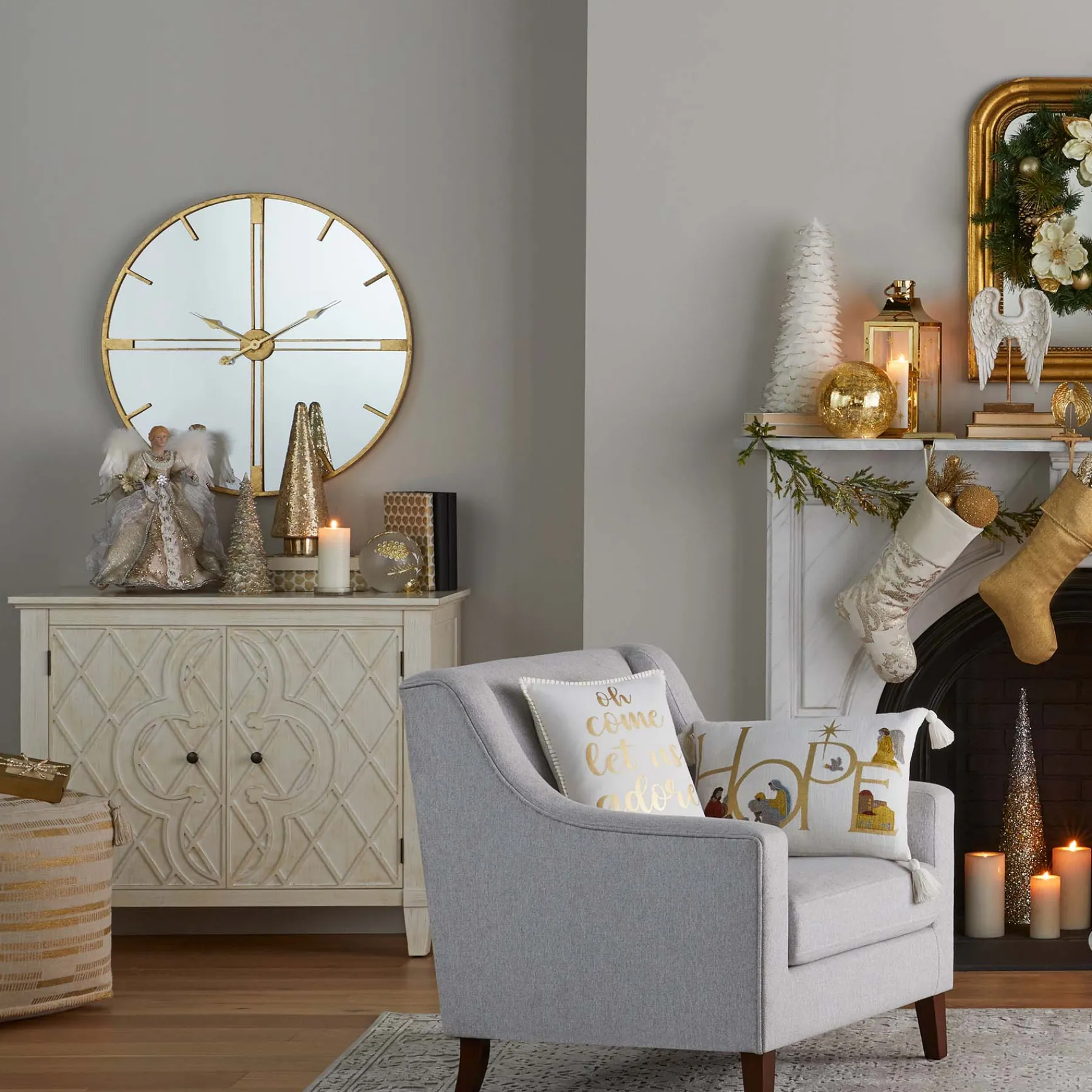 * Coventry White Cross Cabinet Bargain Sale< Cabinets & Chests