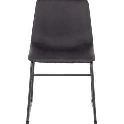 * Drake Modern Industrial Dining Chair, Dark Grey Promotion< Dining Chairs & Benches