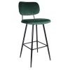 * Emerald Velvet Barstool Exquisite Gifts< Barstools