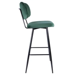 * Emerald Velvet Barstool Exquisite Gifts< Barstools