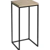 * Fiona Wood Top Plant Stand With Metal Base, Medium Flash Sale< Plant Stands