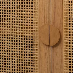 * Found & Fable Lena Rattan Cabinet Opening Sales< Cabinets & Chests