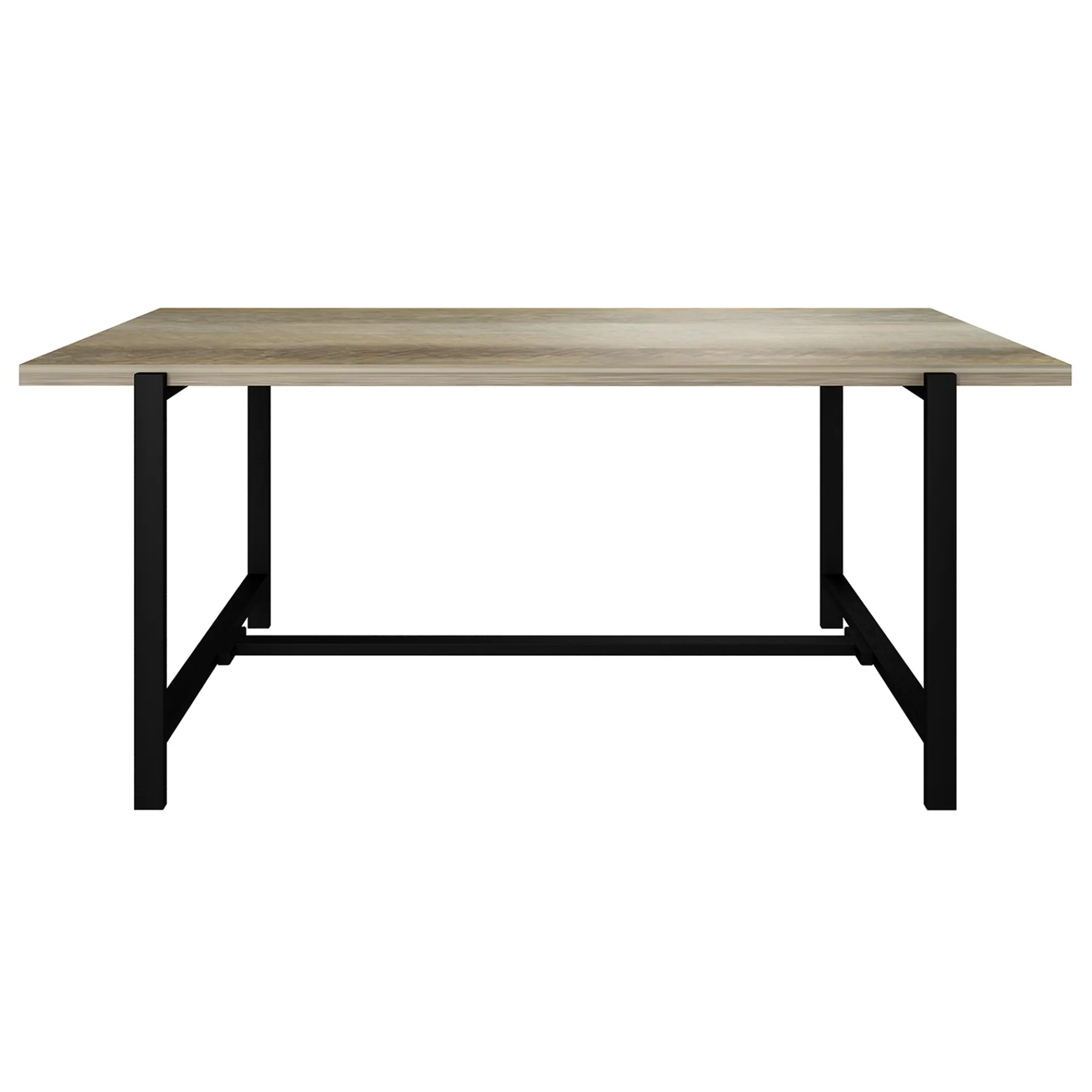 * Found & Fable Loggy Wood & Metal Dining Table, 71 Good Quality< Dining Tables & Sets