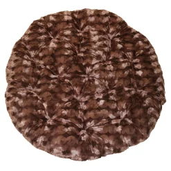 * Fuzzy Papasan Cushion, Chocolate Outlet< Accent Chairs