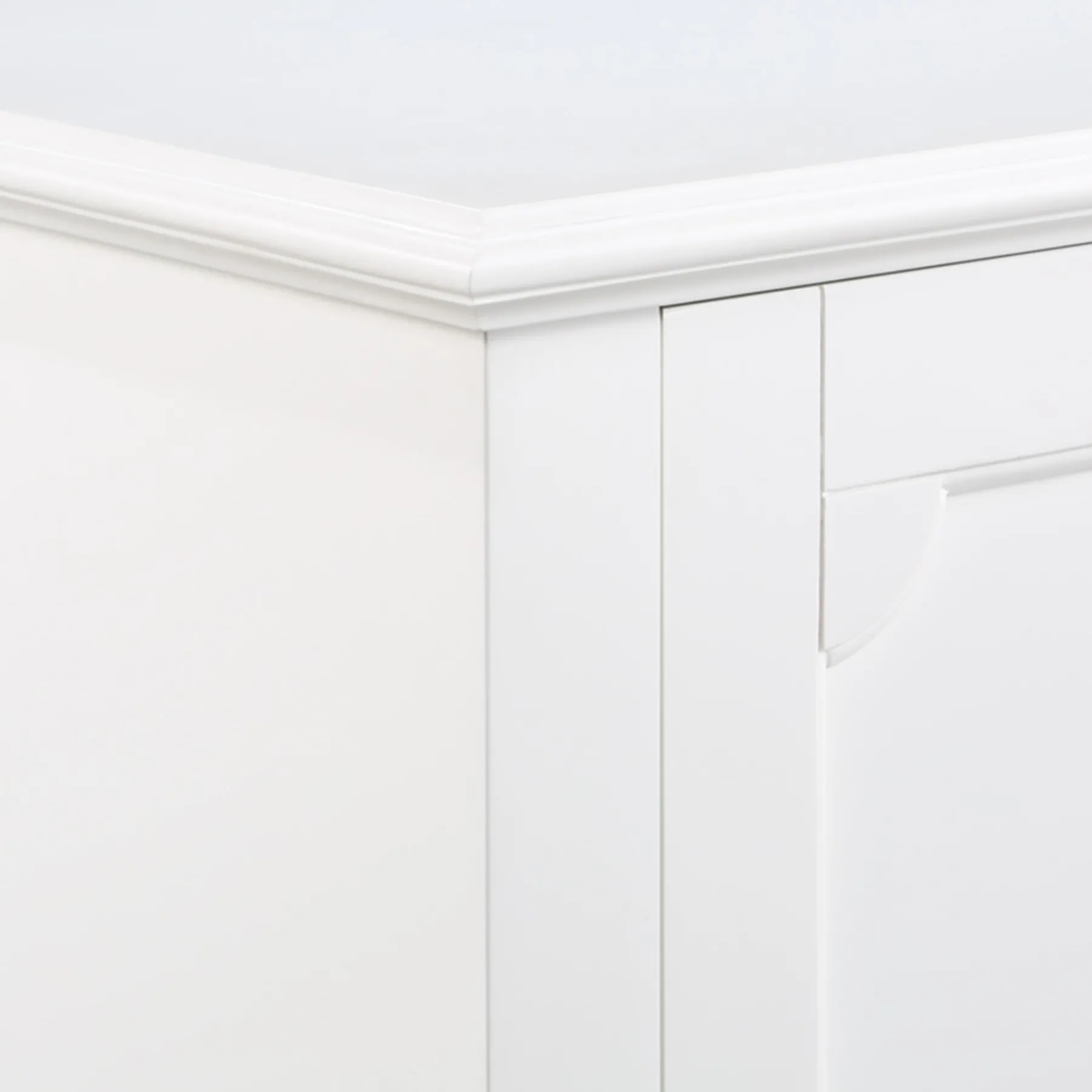 * Grace Mitchell Asbury White 2-Door Cabinet Premium< Cabinets & Chests