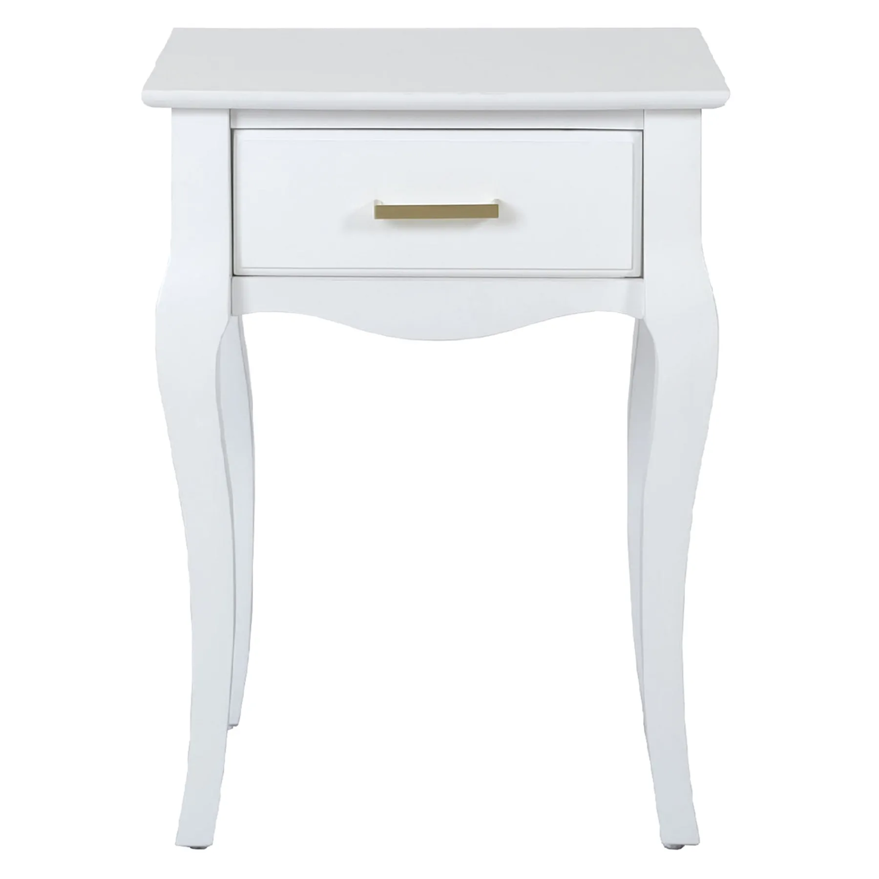 * Grace Mitchell Scarlett White End Table Good Quality< Coffee & End Tables