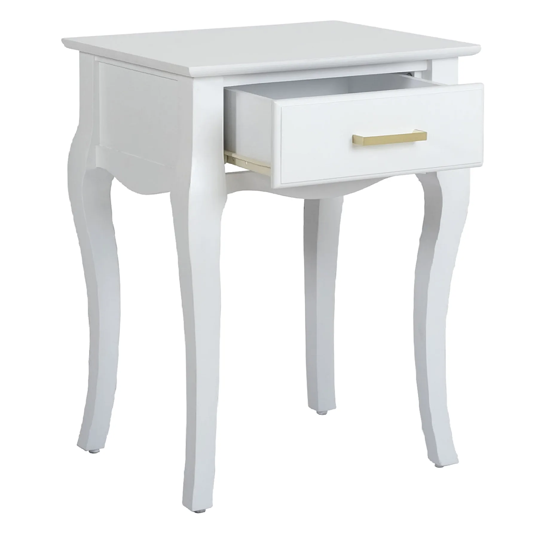 * Grace Mitchell Scarlett White End Table Good Quality< Coffee & End Tables