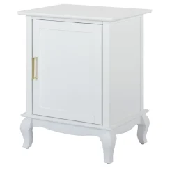* Grace Mitchell Scarlett White 1-Door Cabinet Promotion< Cabinets & Chests