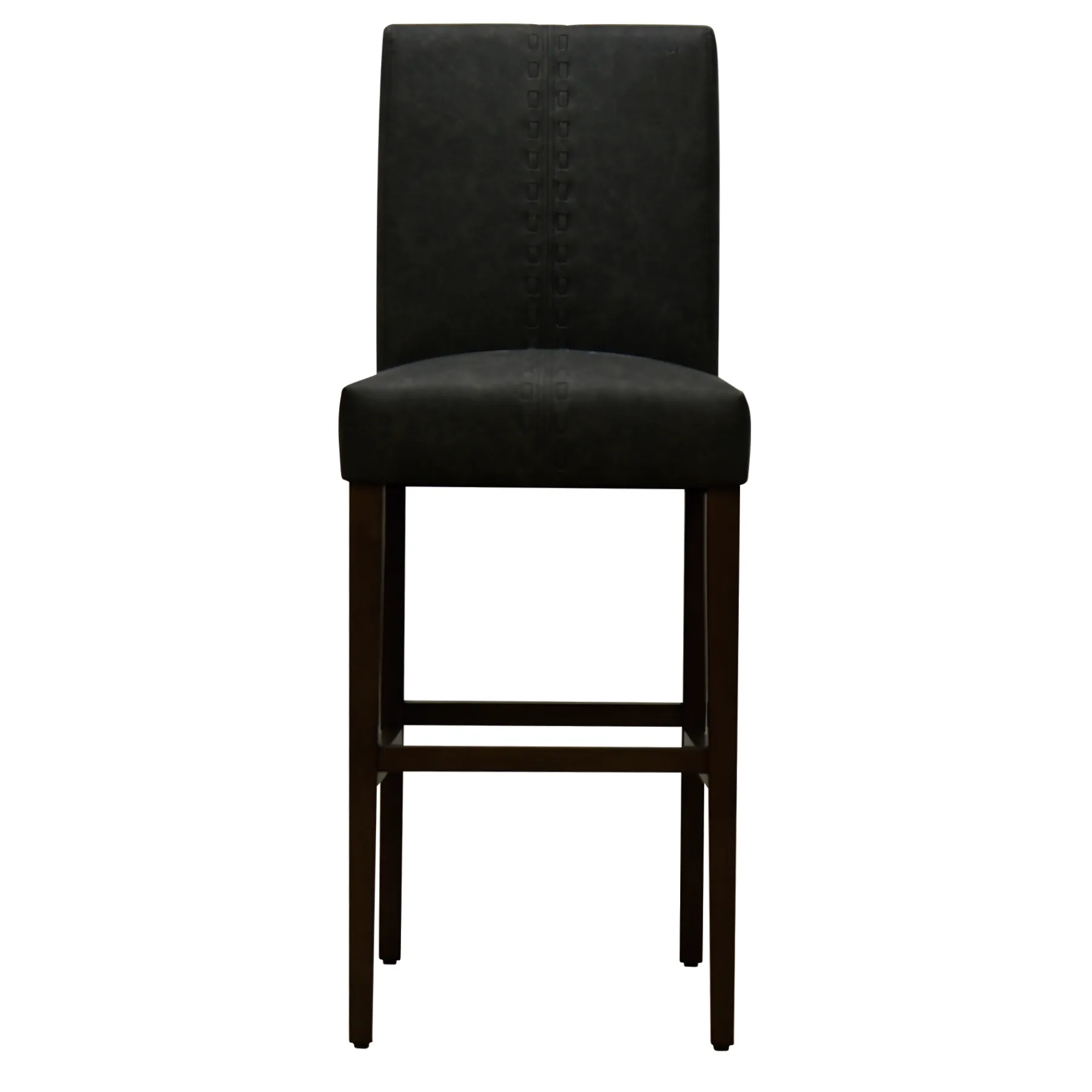 * Honeybloom Brown Baseball Stitch Barstool Low Price< Barstools