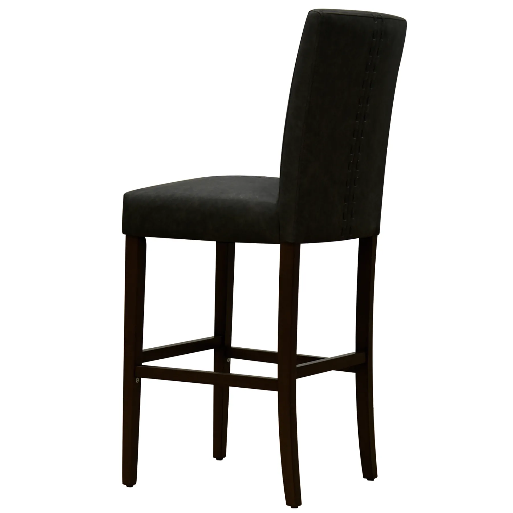 * Honeybloom Brown Baseball Stitch Barstool Low Price< Barstools