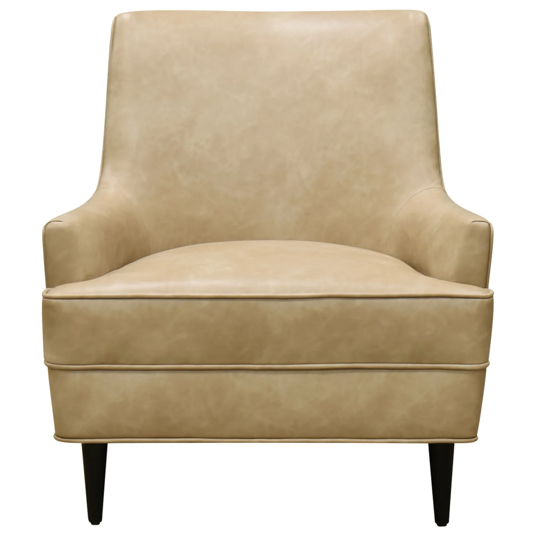* Honeybloom Colton Armchair Faux Leather Buff Promotion< Accent Chairs