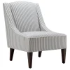 * Honeybloom Kayson Striped Accent Chair Flash Sale< Accent Chairs