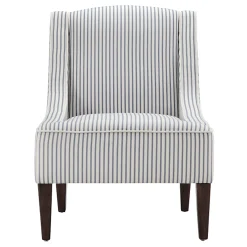 * Honeybloom Kayson Striped Accent Chair Flash Sale< Accent Chairs