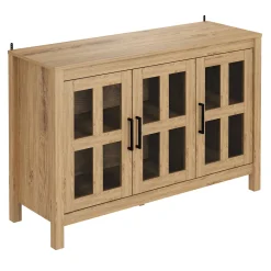 * Honeybloom Oslo 3-Door Cabinet Discount< Cabinets & Chests