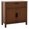 * Honeybloom Samuel 1-Drawer 2-Door Wooden Cabinet Opening Sales< Cabinets & Chests