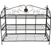 * 40In. Bronze/Gold 3 Tier, Large Bakers Rack Good Quality< Baker'S Racks & Bar Carts