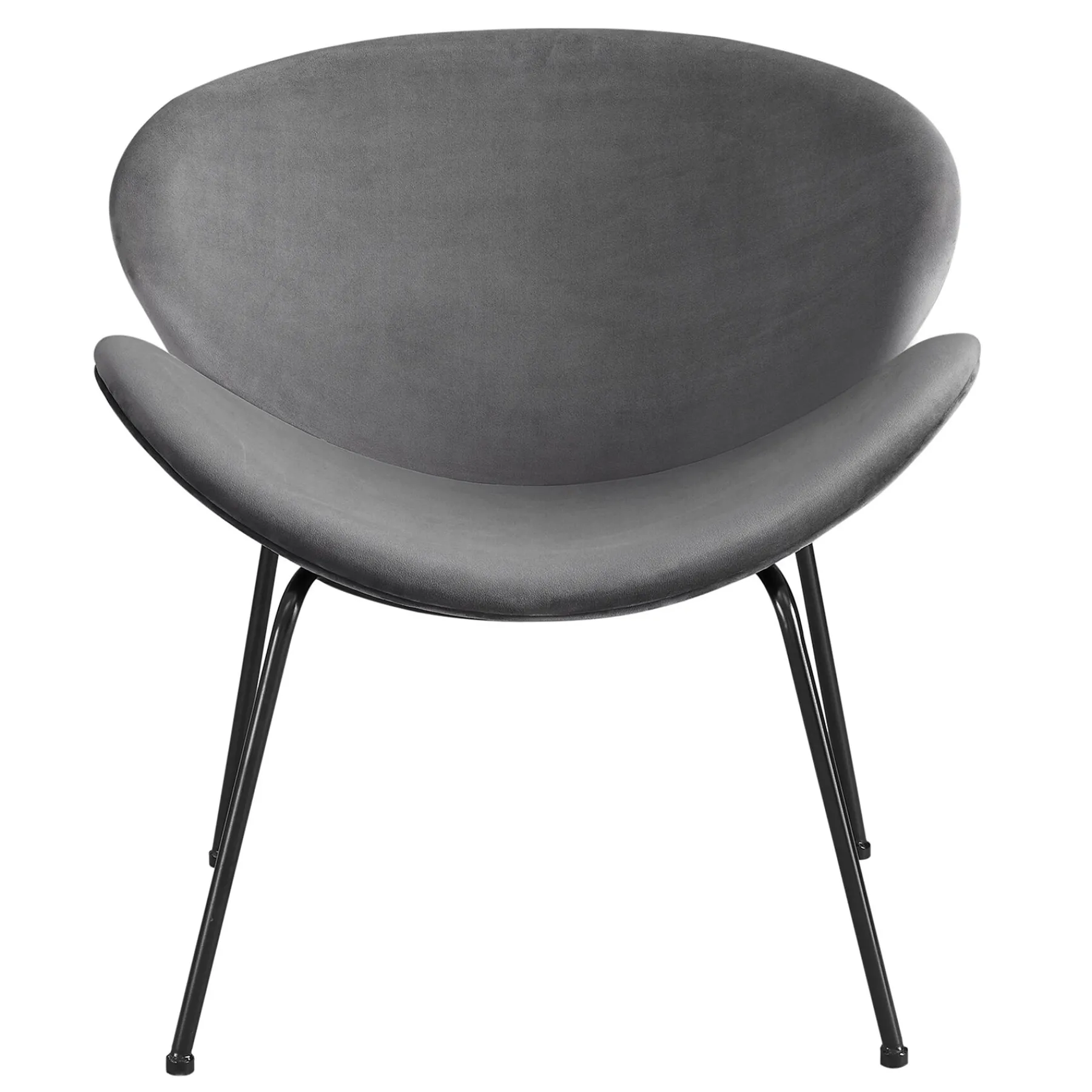 * Jagger Chair With Black Metal Legs, Grey Exquisite Gifts< Accent Chairs