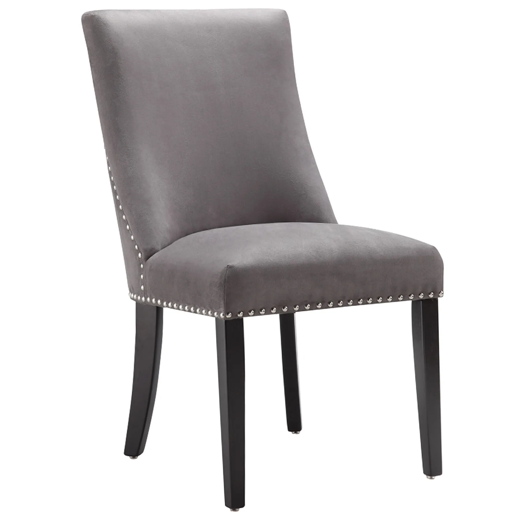 * Kane Upholstered Ring Back Dining Chair With Nailhead Trim Good Quality< Dining Chairs & Benches
