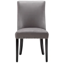 * Kane Upholstered Ring Back Dining Chair With Nailhead Trim Good Quality< Dining Chairs & Benches