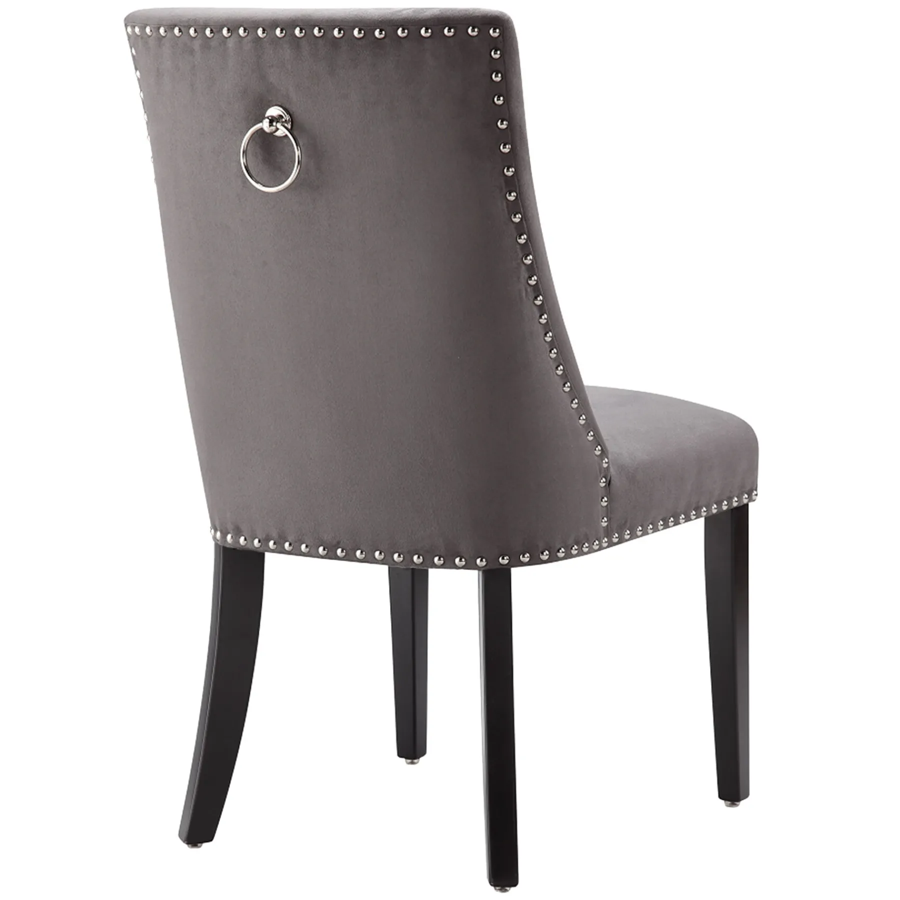 * Kane Upholstered Ring Back Dining Chair With Nailhead Trim Good Quality< Dining Chairs & Benches