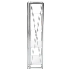 * Laila Ali Astrid Chrome Bookshelf Promotion< Office