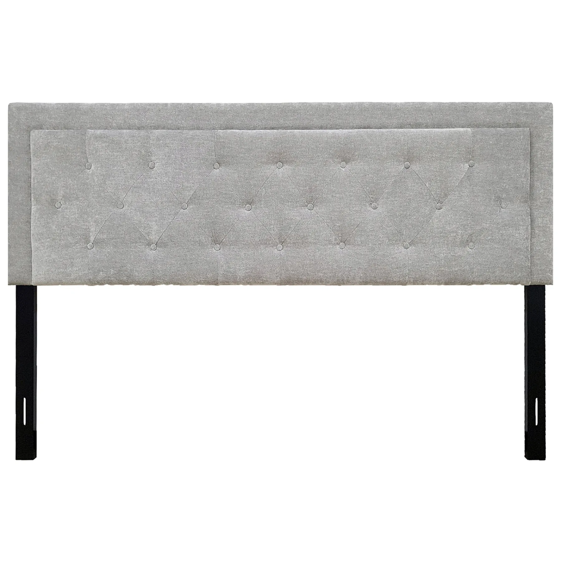 * Laila Ali Diamond Tufted Headboard, King Fashion< Bedroom