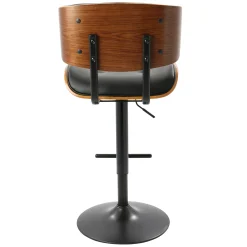 * Lombardi Adjustable Faux Leather Barstool Kd Opening Sales< Barstools
