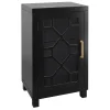 * Merrick Black 1-Door Cabinet Less Expensive< Cabinets & Chests