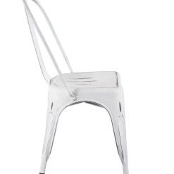 * Oregon Vintage White Metal Dining Chair Opening Sales< Dining Chairs & Benches