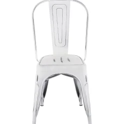 * Oregon Vintage White Metal Dining Chair Opening Sales< Dining Chairs & Benches