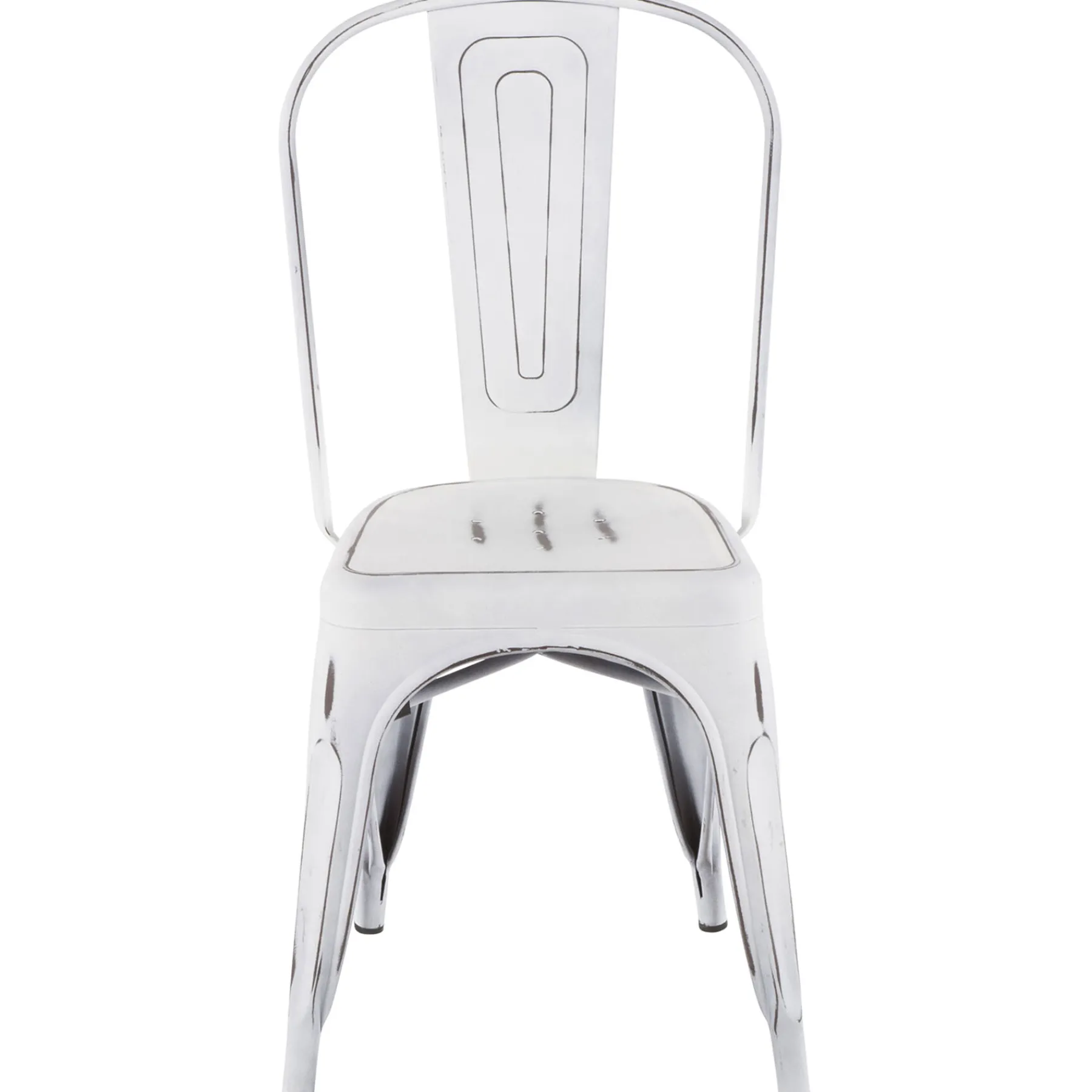 * Oregon Vintage White Metal Dining Chair Opening Sales< Dining Chairs & Benches
