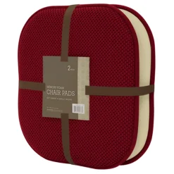 * 2-Pack Wine Memory Foam Chair Pads Gift Selection< Dining Chair Cushions & Pads