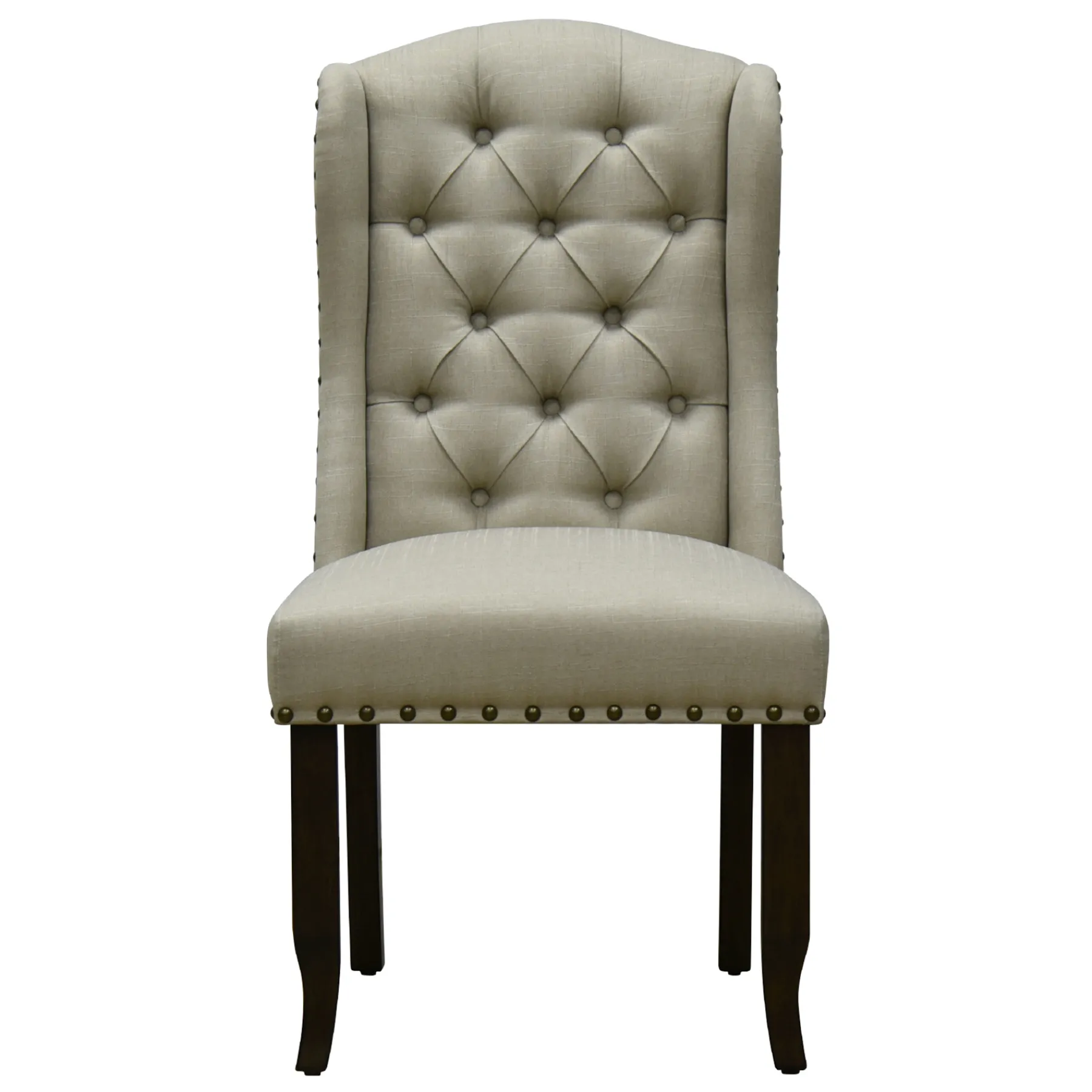 * Providence Aahmad Winged Dining Chair, Beige Promotion< Dining Chairs & Benches
